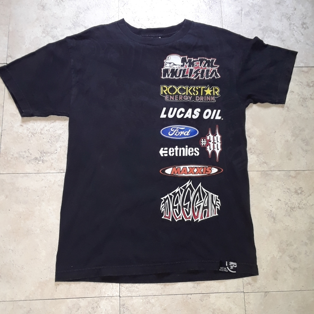 Vintage Metal Mulisha Rockstar Energy Drink Shirt Gem